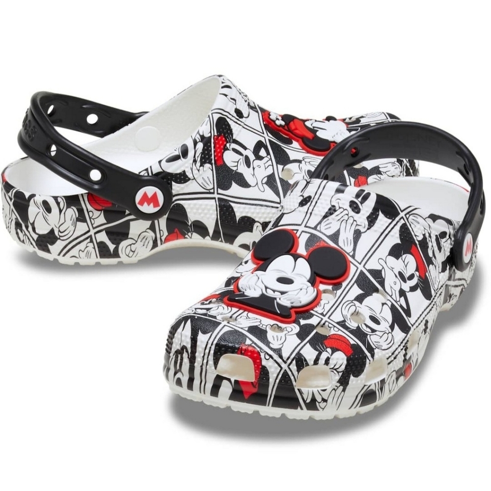 🆕️ CROCS Disney Mickey And Minnie Crocs Clogs SIZE 5 MEN / 7 WOMEN